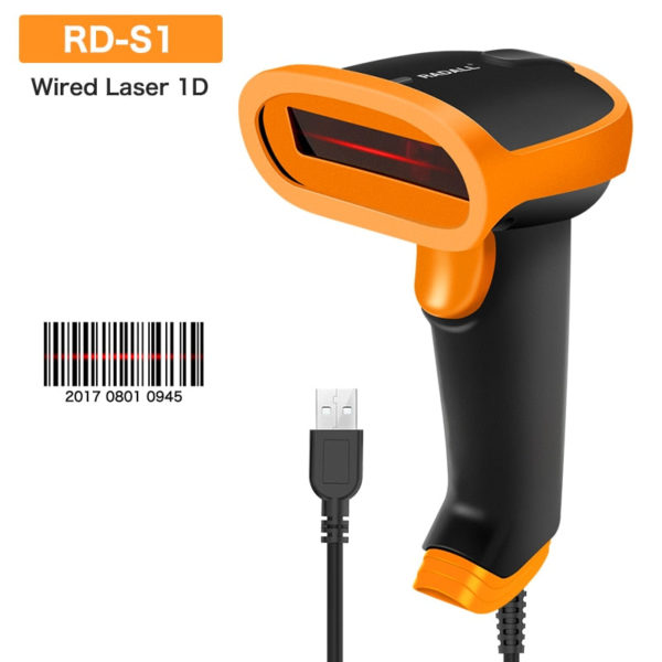 RADALL Wireless Barcode Scanner Wired Bar Code Scanner  1D/2D QR Code Barcode Reader for Inventory POS Terminal Wireless Scanner - Image 5