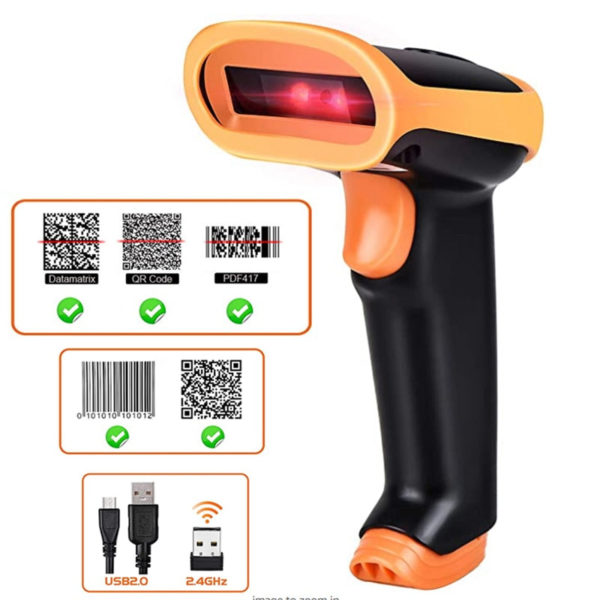 RADALL Wireless Barcode Scanner Wired Bar Code Scanner  1D/2D QR Code Barcode Reader for Inventory POS Terminal Wireless Scanner - Image 9