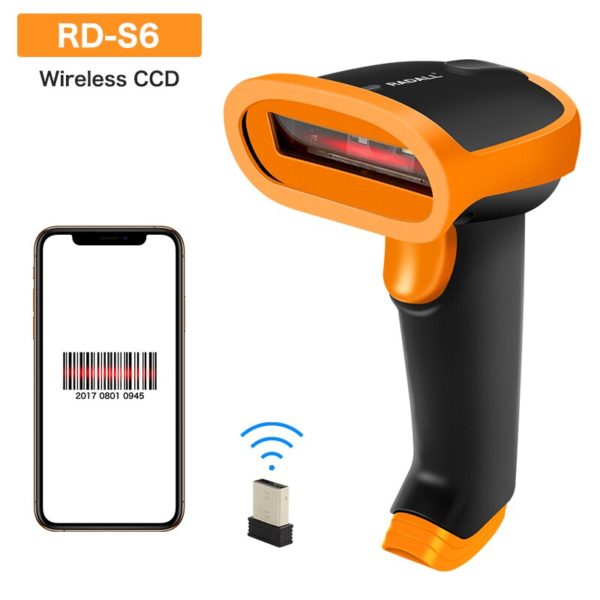 RADALL Wireless Barcode Scanner Wired Bar Code Scanner  1D/2D QR Code Barcode Reader for Inventory POS Terminal Wireless Scanner - Image 3