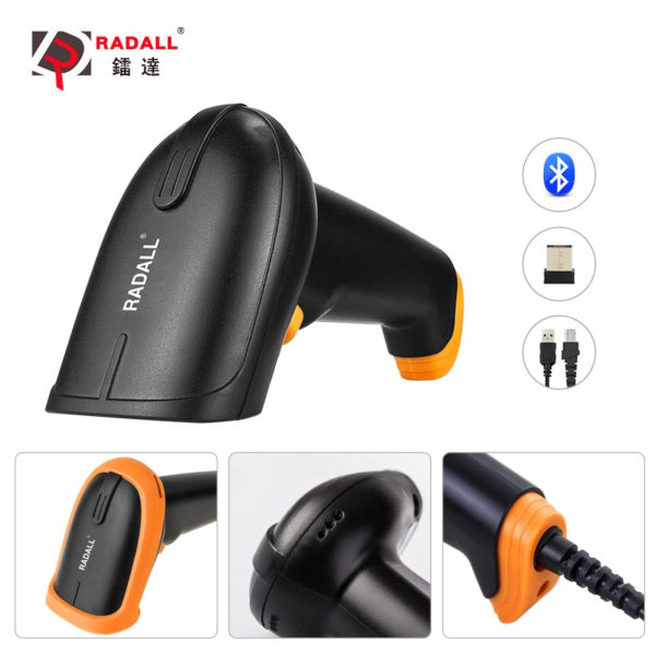 RADALL Wireless Barcode Scanner Wired Bar Code Scanner  1D/2D QR Code Barcode Reader for Inventory POS Terminal Wireless Scanner - Image 11